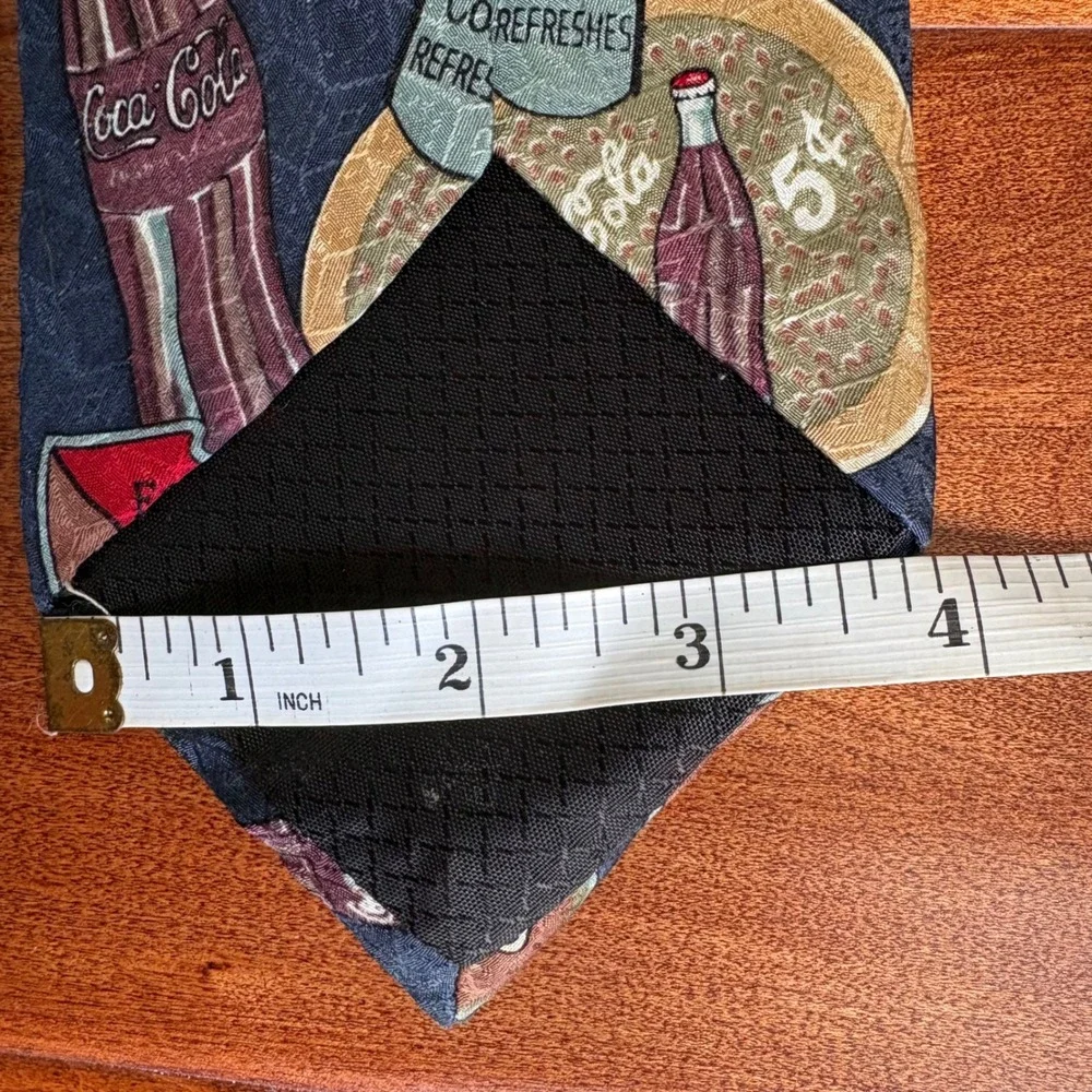 Disney Coca-Cola Vintage Silk Graphic Ties Mens OS Multi